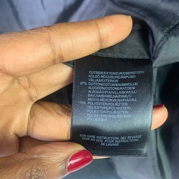 MEXX men coat in dark grey mid length long sleeve front zipper size 44 - Picture 13 of 16